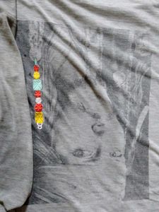Cotton Grey Tshirt For Men