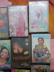 Vintage Bollywood Cassette Tapes - Lot of 40