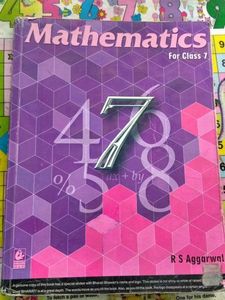 R S Aggarwal Mathematics Class 7th