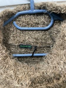 🎀Imported Brown Turtleneck Fuzzy Sweater ((