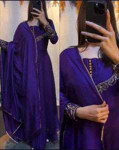 Elegant Purple Kurta Set