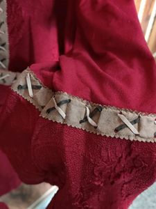 Maroon Cowboy Top