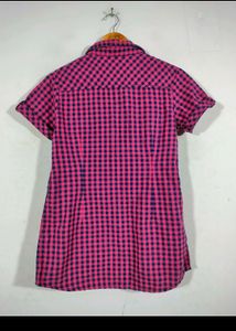 MAX Checked Shirt Top