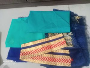 Embroidered saree