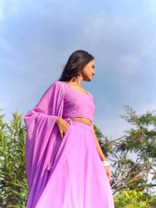 ✨Dreamy Lavender Lehenga Choli✨