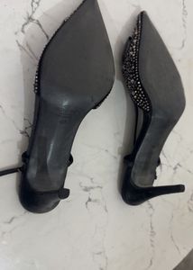 Valentino Stone Embellished Mules ✨🪩