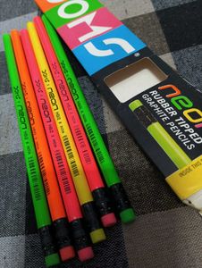Doms Neon HB2 Pencils ( pack of 6 )