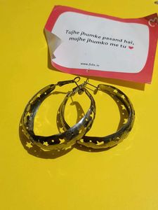 Star Hoop Earrings