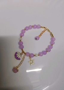 Charm Bracelet with Shell and Star