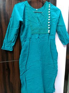Navy Blue Kurti