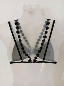 SEXY BLACK BRA