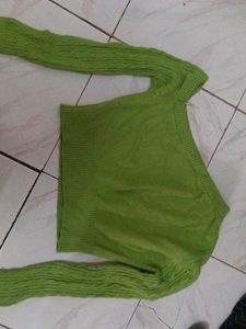 Green Knit Sweater