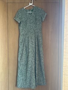 Green Floral Midi Dress