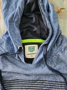 Blue Graphic Hoodie T-Shirt