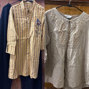 co-ord set+ tunic combo of 2