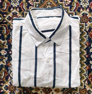 Striped Button-Down Shirt