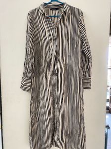 Striped Shirt Dress