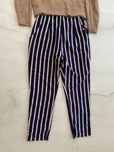 Zara polo top &amp; KoreanHighwaist pants COMBO S