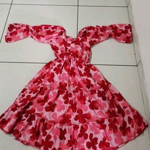 Floral Tiered Mini Dress