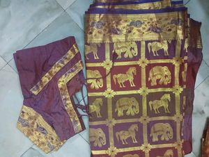 Elegant Indian Saree with Blouse