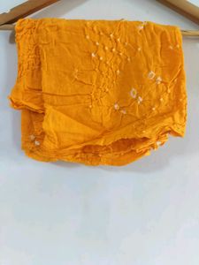 Yellow Bandhni Dupatta