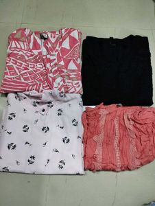 Combo Of Girls Casual Tops