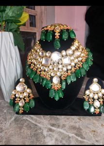Royal Green Kundan Bridal Set