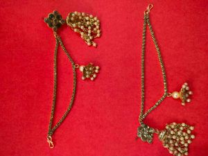 Ear Cuff Chain Jhumka Earrings✨