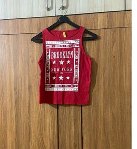 Red Vintage Tank Top