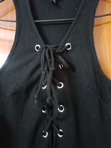 Black Bodycon Dress/ One Piece.