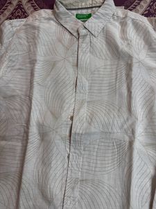 Ucb White Pure Linen T-Shirt