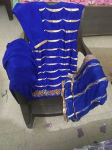 Elegant Blue Kurta Set salwar