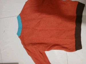 Color Block Crewneck Sweater