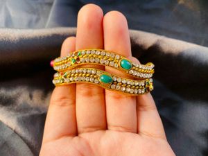 Gold Polish 1 Gr Bangles