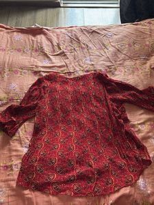 Forxxl Size Women Paisley Print Top