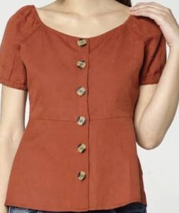 Women Brown Top