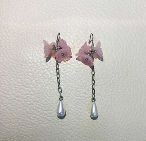 🌺 New Handmade Dreamy Bloom Pearl Drop Earrings ✨