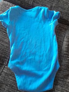 Cute Blue Baby Onesie