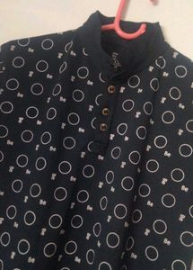 Patterned Polo T-Shirt⁠☆