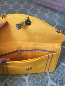 Elegant Yellow Clutch