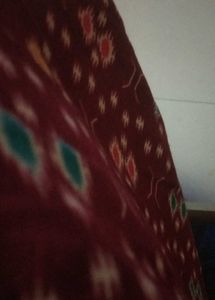 Maroon Patterned Fabric