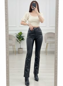 Cute texture Puffy white crop top