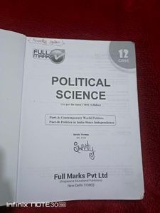 12 CBSC Political Science Refresher Book