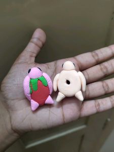 2 × Dessert Themed Clay Turtles ✨🐢
