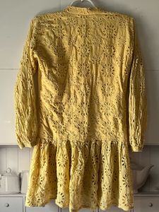 Yellow Embroidered Top