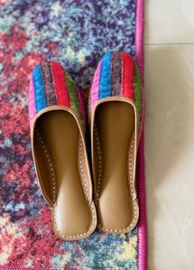 Women’s Multicolor Ethnic Handmade Mojaris