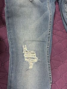 Distressed Flare Jeans