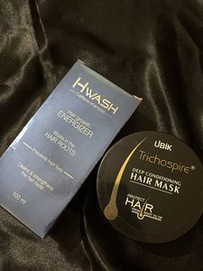 🧴 HWASH Caffeine Shampoo + UBIK Trichospire® Hair