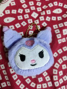 Kuromi Plush Keycharm