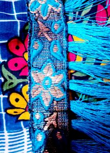 Floral Embroidered  saree